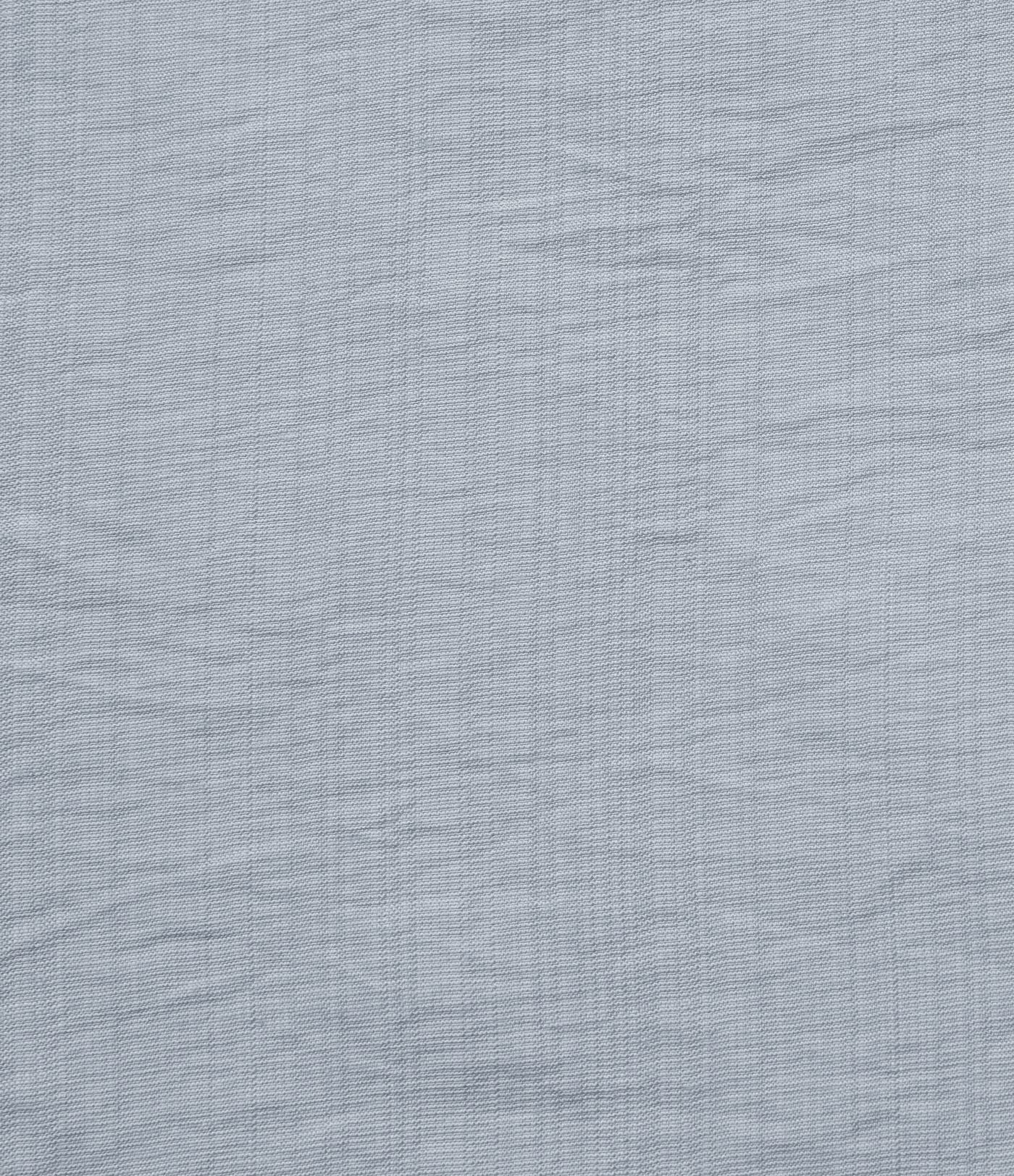 Chemise col V manches courtes aspect lin pour le bureau