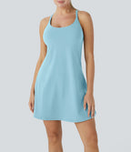 Robe de sport mini 2-en-1 SoftlyZero™ Plush avec poche E-G
