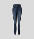 Jean skinny 7/8 décontracté taille basse Halara Flex™ avec poches zippées