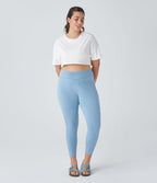 Halara Flex™ Jegging Casual Taille Haute Tricot Extensible Poche Latérale Arrière Grande Taille