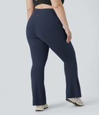 Pantalon de yoga à coupe bootcut gainant taille haute grande taille avec poches Halara UltraSculpt™