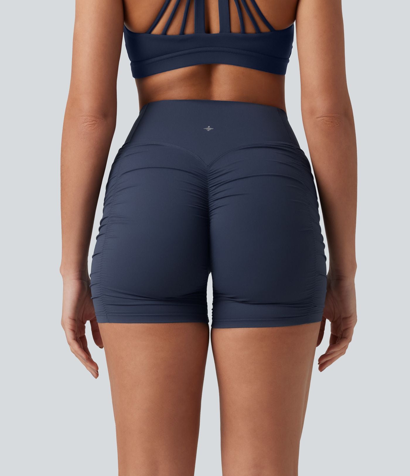 Halara UltraSculpt™ Cycliste de yoga taille haute froncé 12,5 cm