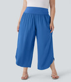 Pantalon tailleur gainant taille haute avec poches Halara Flex™