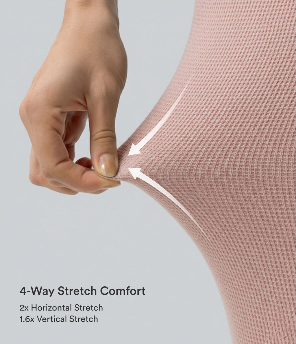 Pantalon Tailleur Large Fluide Halara Flex™ Gaufré Taille Haute Poches Latérales