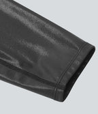 Legging de yoga SoftlyZero™ en simili stretch avec taille croisée, imprimé métallisé et poche arrière