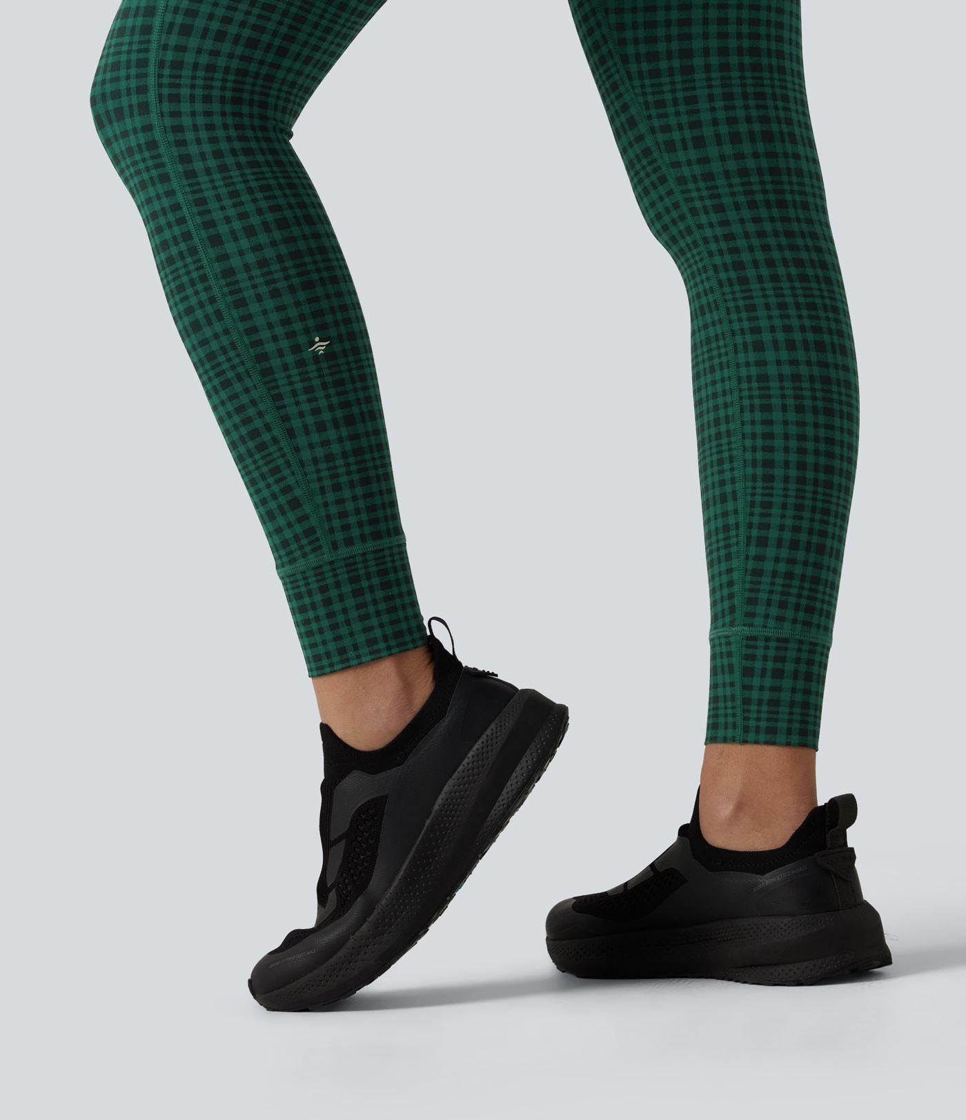 Legging de yoga Halara UltraSculpt™ taille haute avec cordon de serrage imprimé carreaux avec poches