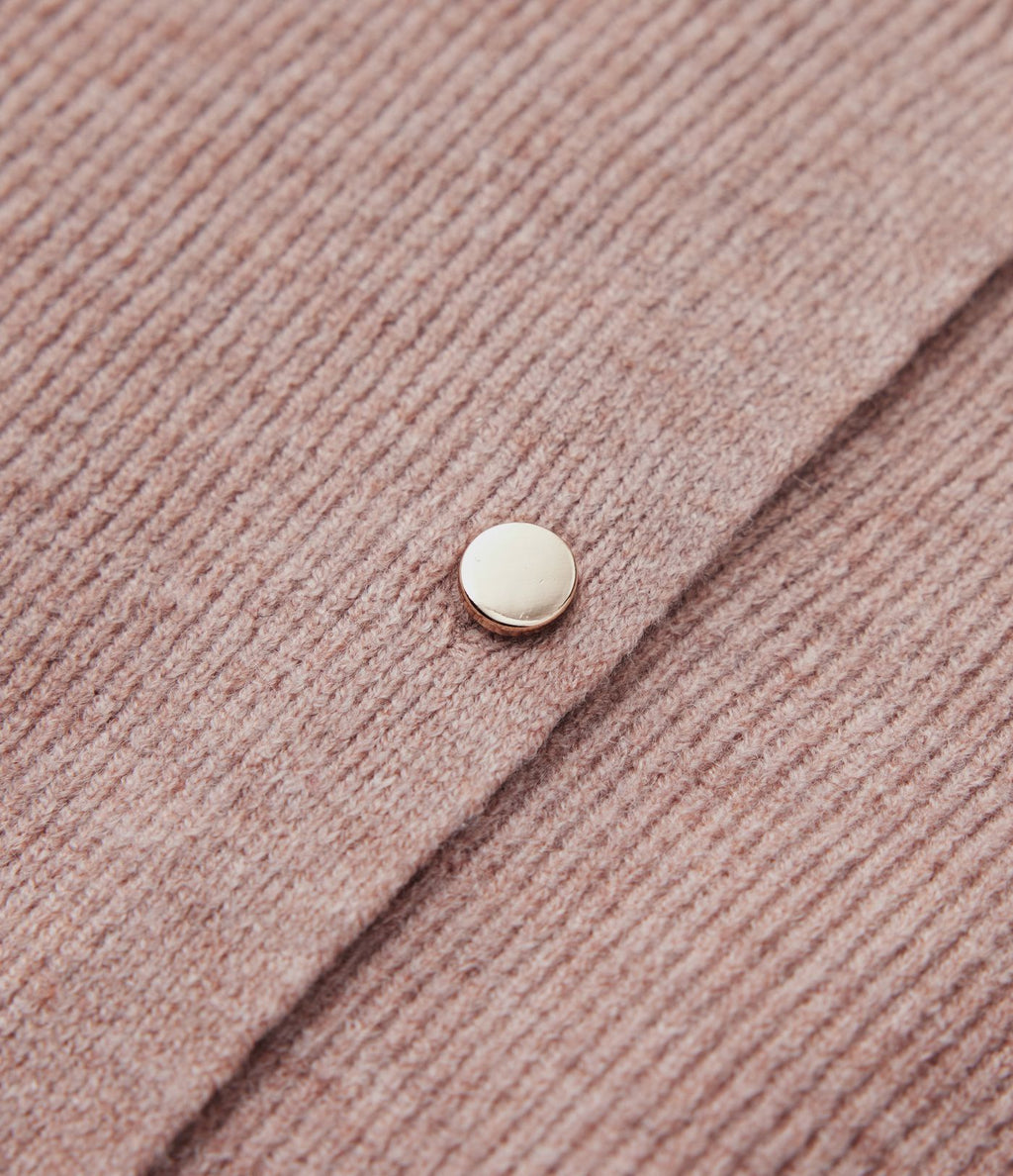 Pull cape décontracté réversible à décolleté en V et manches longues
