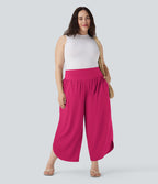 Pantalon tailleur gainant taille haute avec poches Halara Flex™