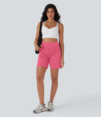 Short de yoga SoftlyZero™ Airy 2-en-1 taille très haute avec poches et effet frais InstantCool 17,5 cm