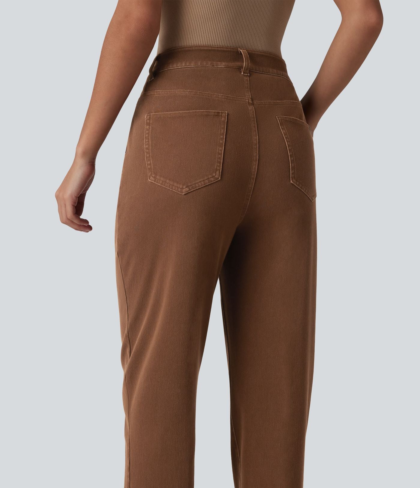 Jean tailleur taille haute fuselé Halara Flex™ avec poches