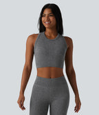 OneForm Seamless Flow Crop top casual dos nageur sans couture