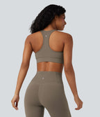 Brassière de sport entraînement Halara UltraSculpt™ soutien intermédiaire col V dos nageur bonnets A-C