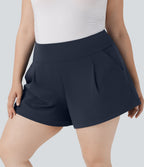 Short de travail grande taille taille haute DayStretch avec poches