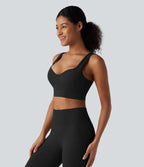 OneForm Seamless Flow Brassière de sport push-up chaude yoga à maintien léger avec bonnets moulés