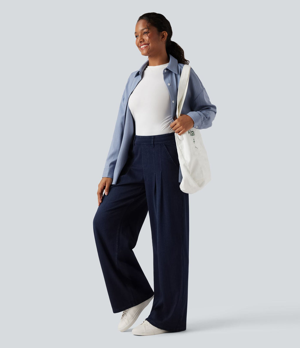 Jean large Halara Flex™ taille mi-haute avec poches