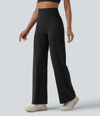 SoftlyZero™ Pantalon yoga coupe droite gainant taille haute à fronces - UPF50+