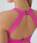 Robe de sport dos nu torsadée A-C