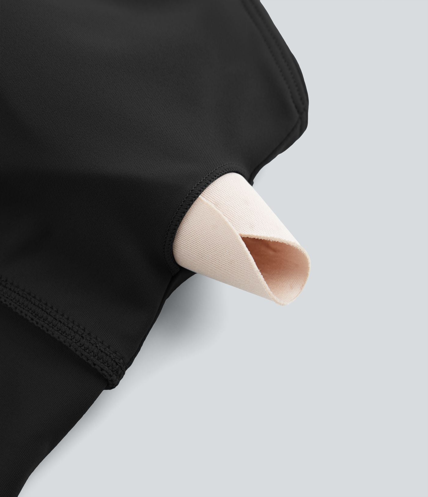 Haut de sport yoga SoftlyZero™ 2-en-1 col rond à manches longues avec nœud au dos et effet frais InstantCool, protection solaire UPF50+