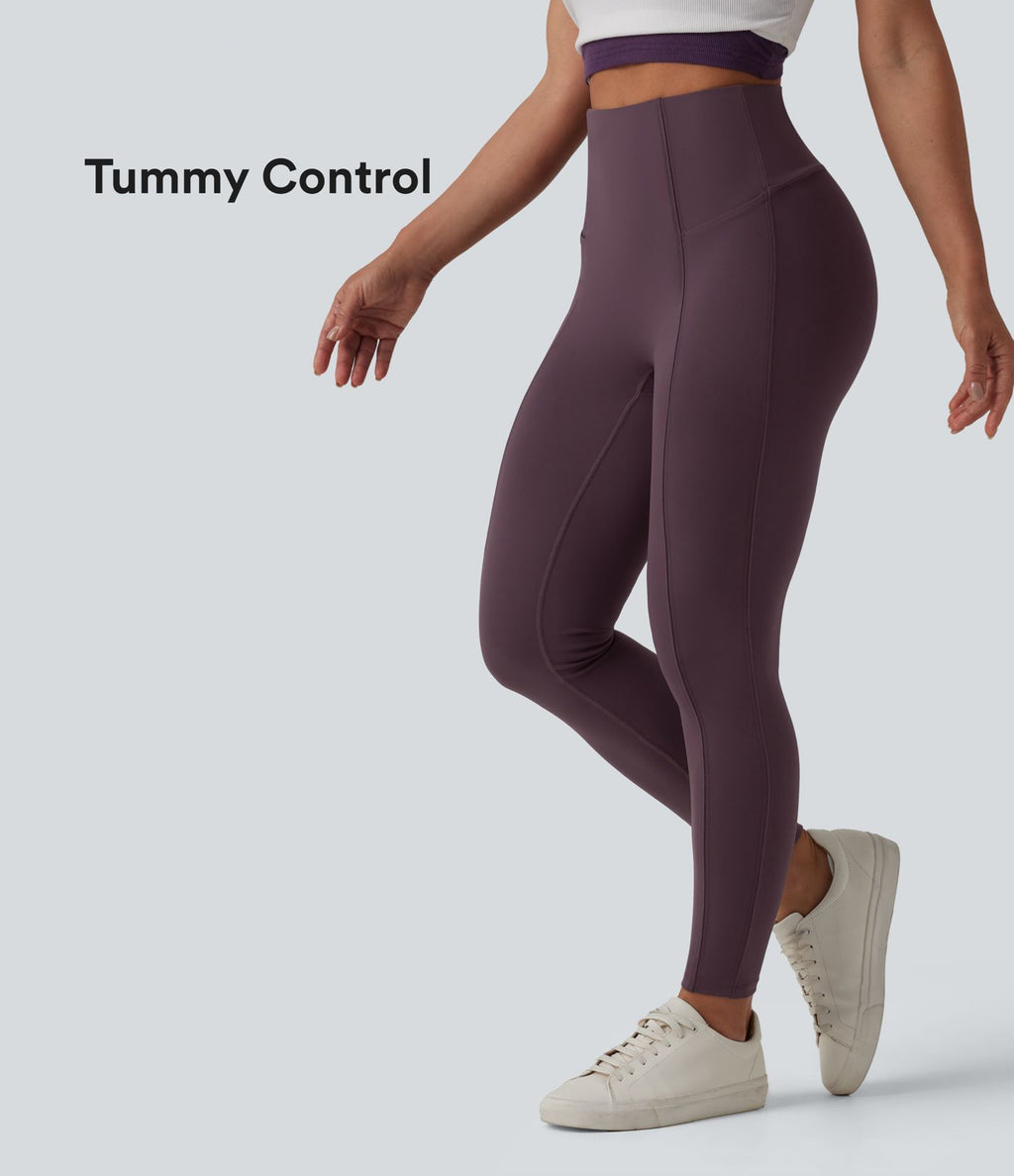 Legging casual 7/8 ventre plat taille haute DayStretch avec poches
