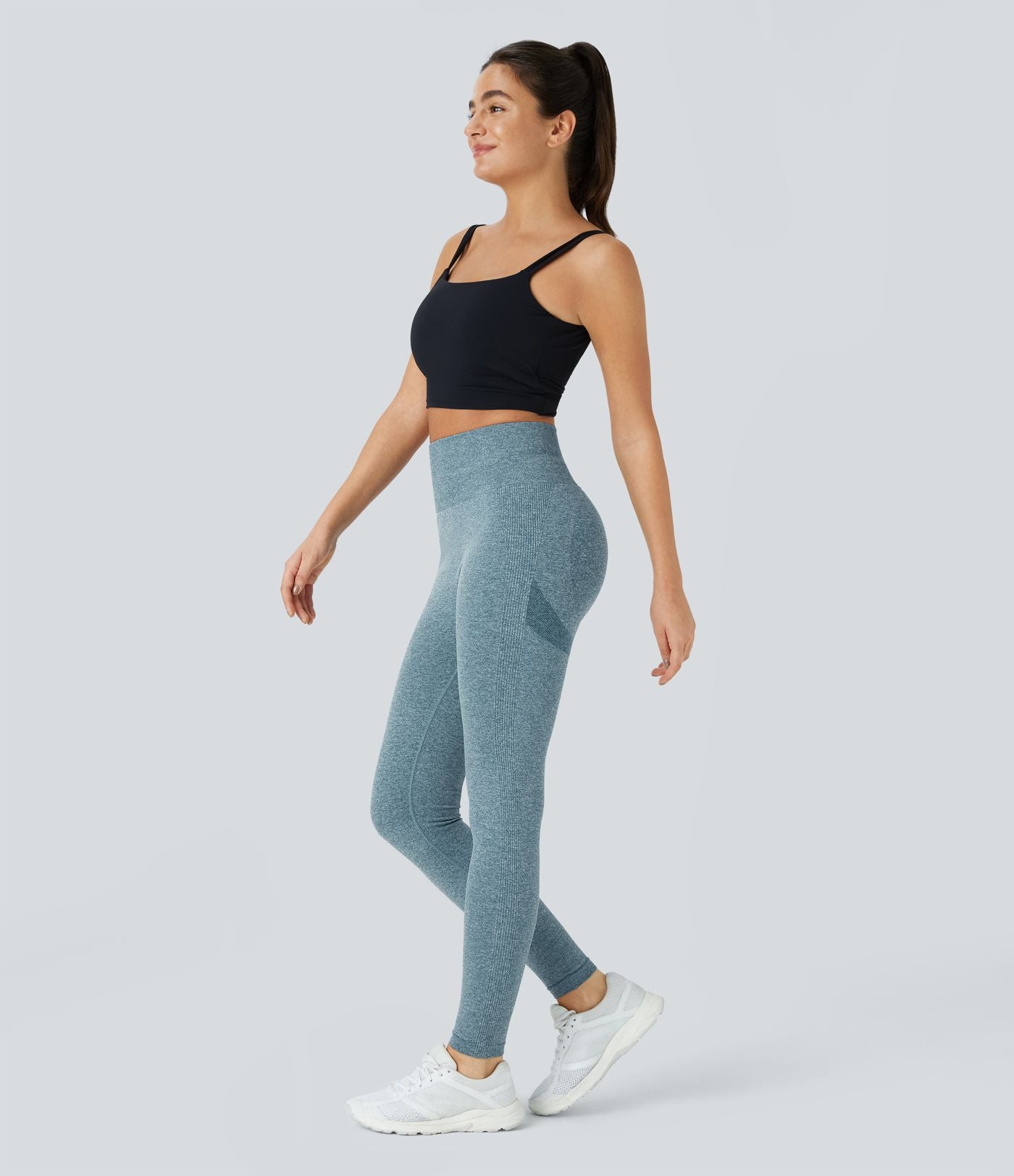 Legging push-up taille haute froncé sans couture OneForm Seamless Flow