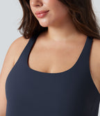 Débardeur running Halara UltraSculpt™ grande taille col rond ourlet arrondi