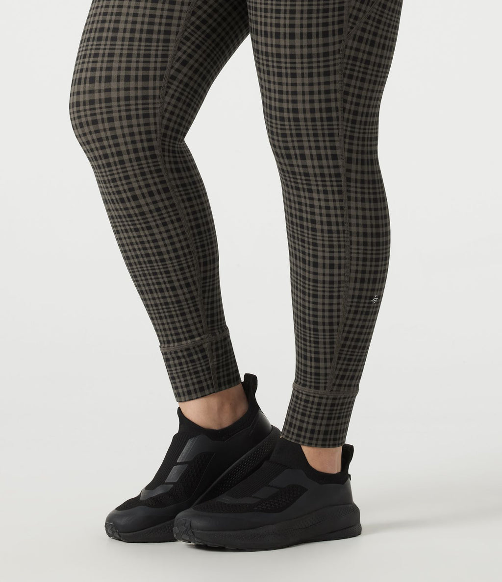 Legging de yoga grande taille Halara UltraSculpt™ taille haute à carreaux avec cordon ajustable et poches