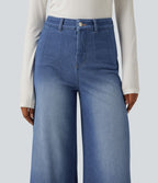 Jean large Halara Flex™ taille haute gainant avec poches