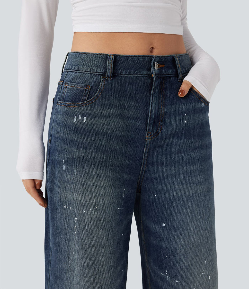 Jean fluide Halara Flex™ taille mi-haute avec poches