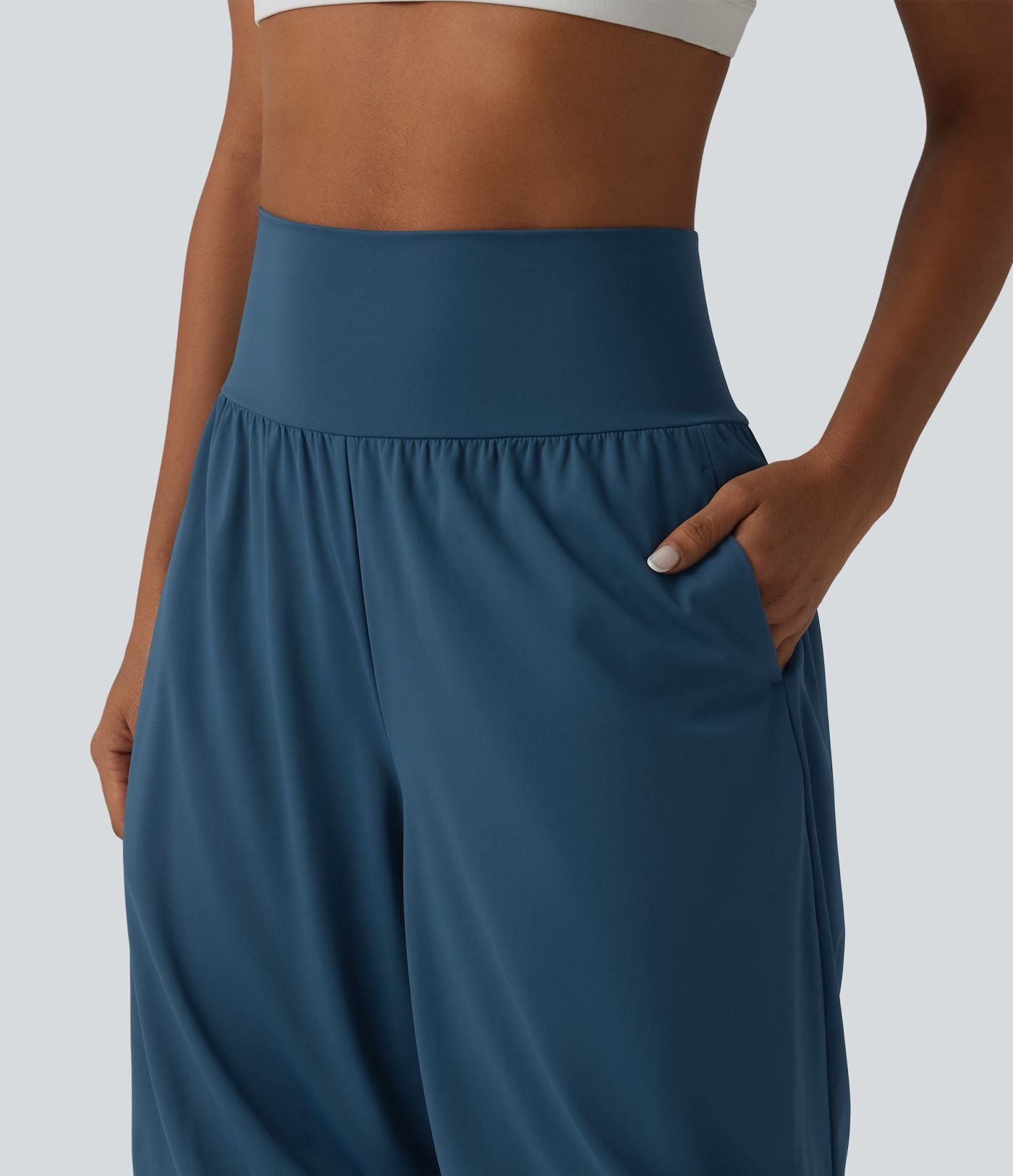 Short ballon de yoga SoftlyZero™ Airy effet frais InstantCool taille très haute avec poches