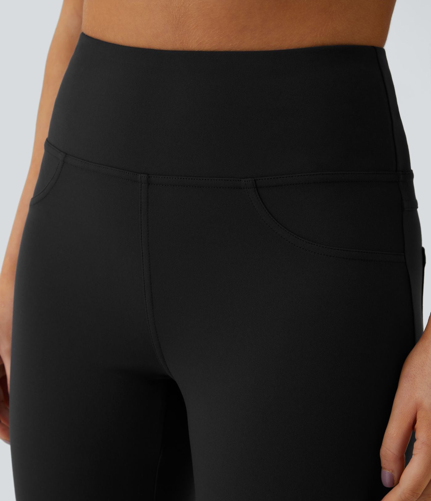 Legging yoga capri évasé taille haute DayStretch avec poches