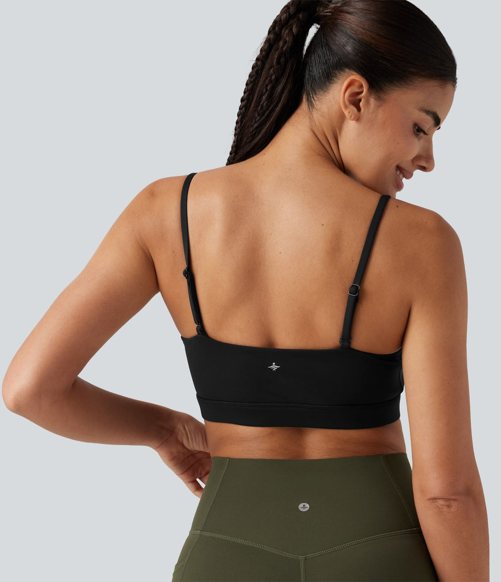 Haut de yoga court à une épaule, manches courtes, brassière intégrée, séchage rapide