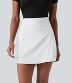 Jupe de golf courte 2-en-1 SoftlyZero™ Airy effet frais InstantCool taille ultra-haute gainant avec ourlet arrondi et poches
