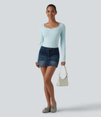 Body moulant manches longues