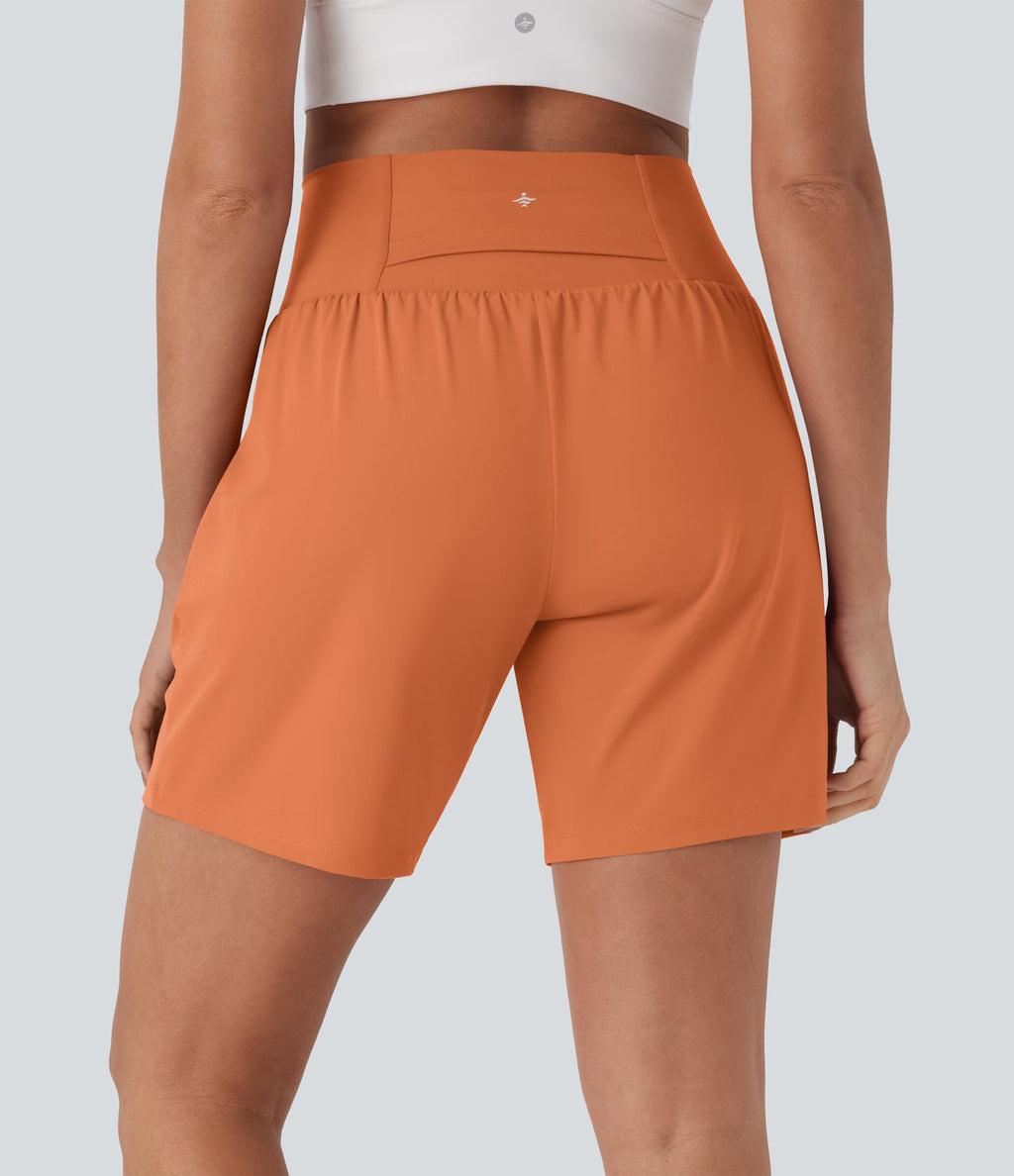 Short de yoga SoftlyZero™ Airy 2-en-1 taille très haute avec poches et effet frais InstantCool 17,5 cm
