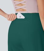 Bermuda SoftlyZero™ Airy de yoga taille haute avec poches multiples et effet frais InstantCool