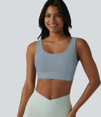 Brassière de sport Halara UltraSculpt™ maintien moyen dos nu avec boucle ajustable et brassière intégrée