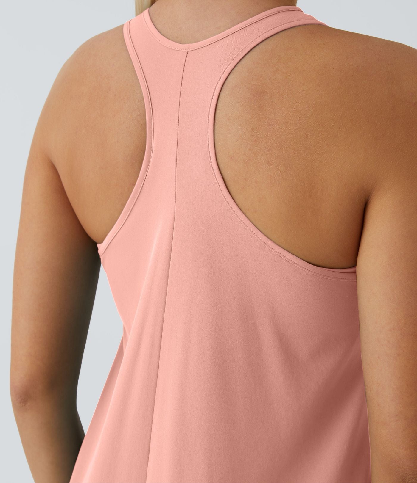Robe décontractée mi-longue Breezeful™ dos nageur poche latérale fluide asymétrique séchage rapide A-C