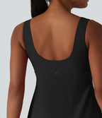 Robe de tennis courte 2-en-1 Halara UltraSculpt™ effet push-up bonnets E-G avec poches – Édition Easy Peasy