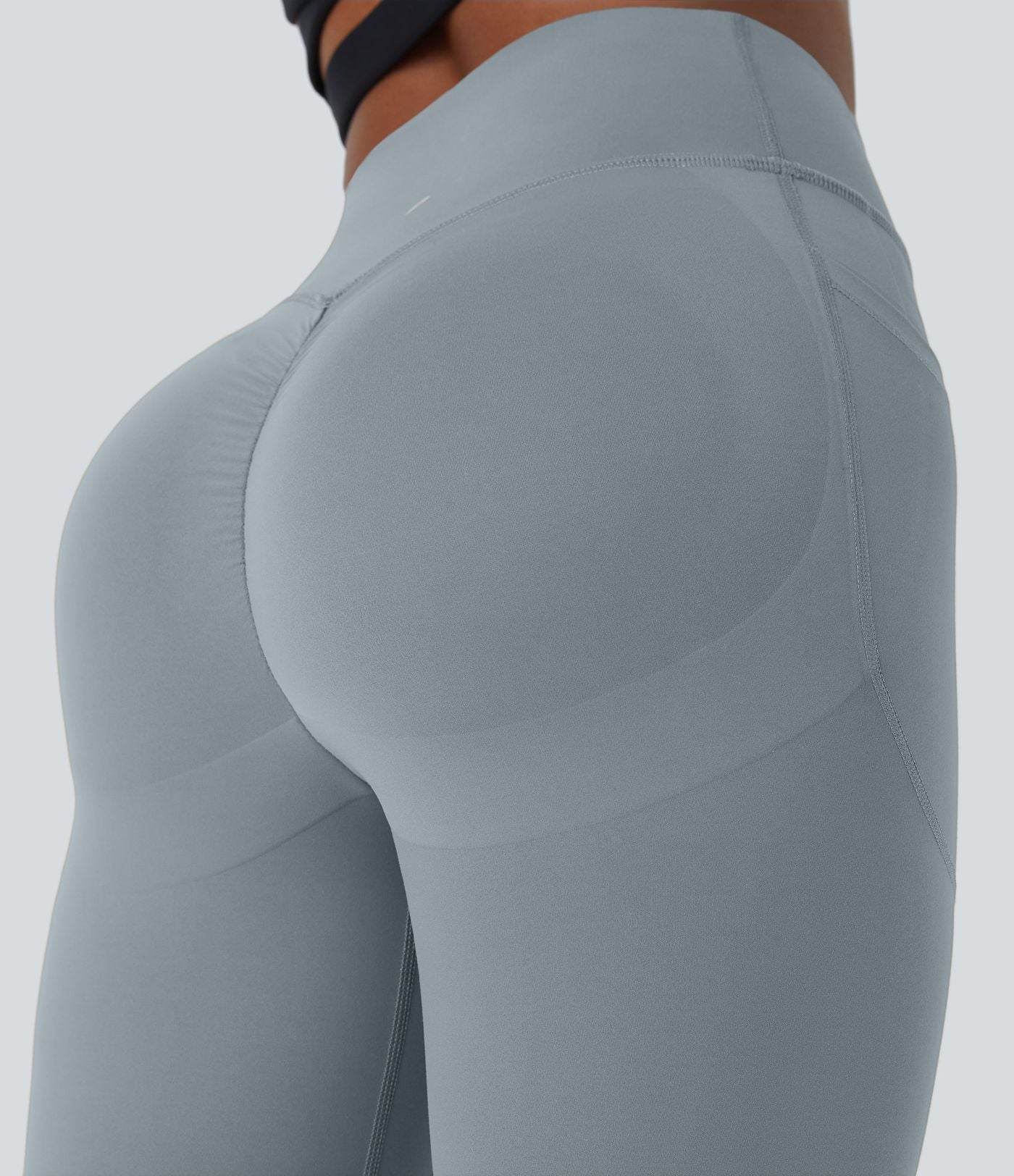 Legging d'entraînement gainant galbant taille haute avec effet scrunch et poches Halara UltraSculpt™