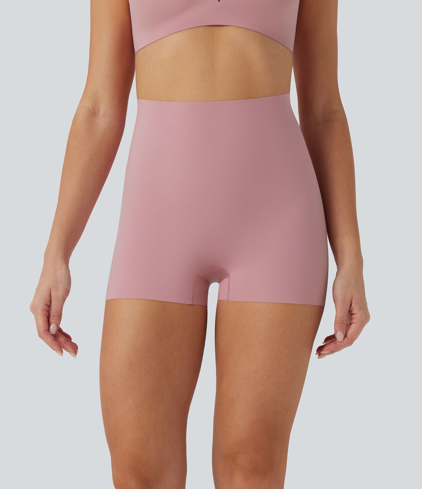 Short type boxer taille haute très extensible et doux pour la détente
