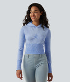 Sweat casual à capuche OneForm sans couture Flow manches longues
