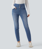 Jean skinny Halara Flex™ taille haute avec poches