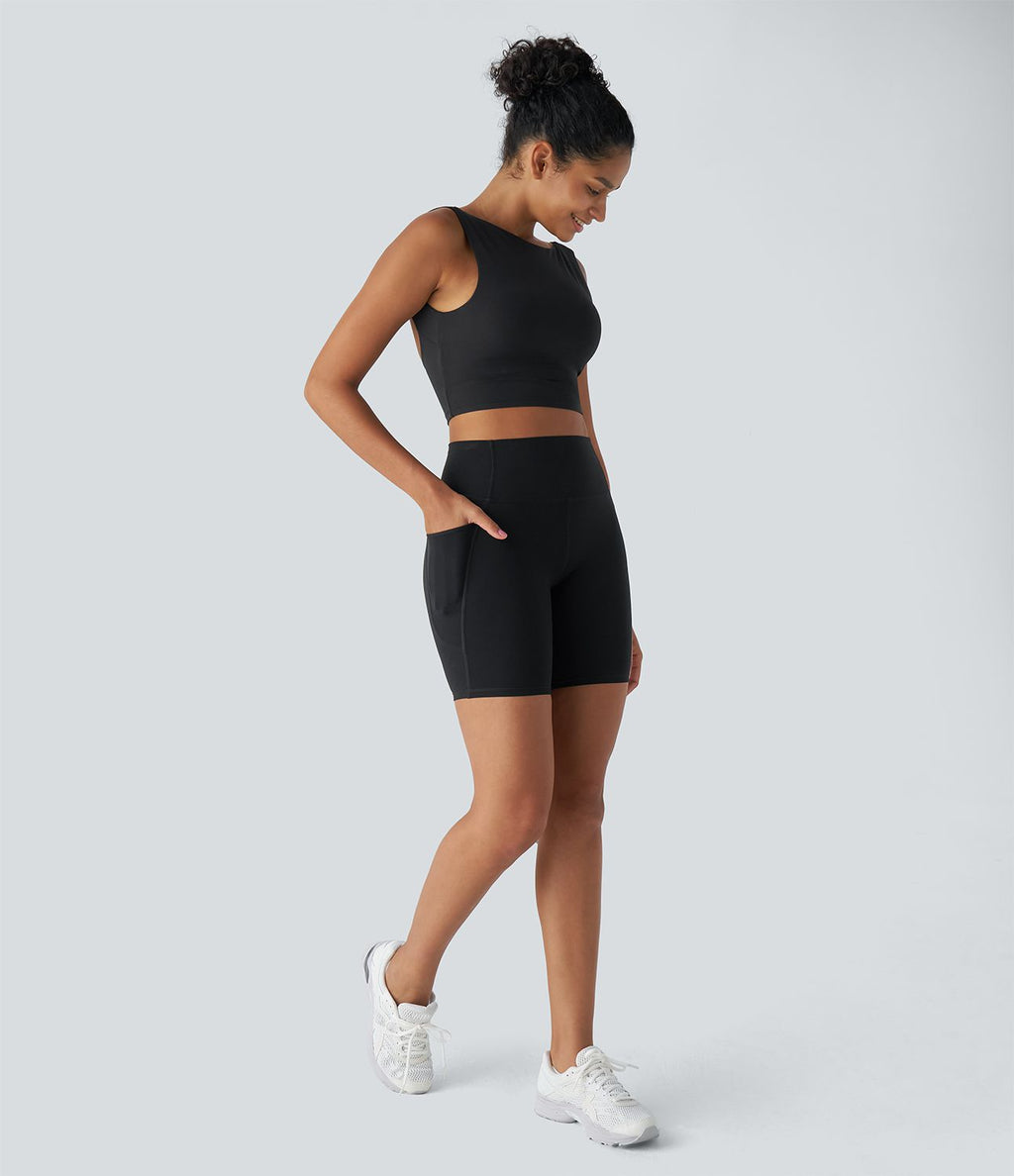 Legging de yoga gainant taille haute avec poches Halara UltraSculpt™