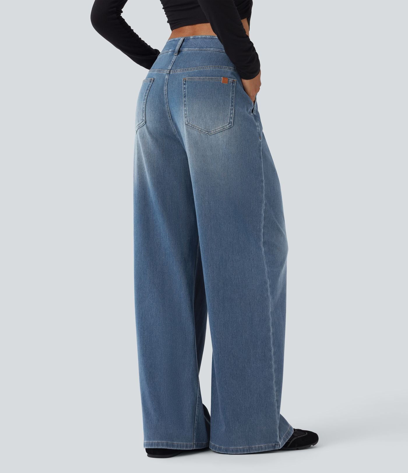 Jean large Halara Flex™ taille mi-haute avec poches