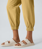 Joggings décontractés à taille mi-haute avec poches