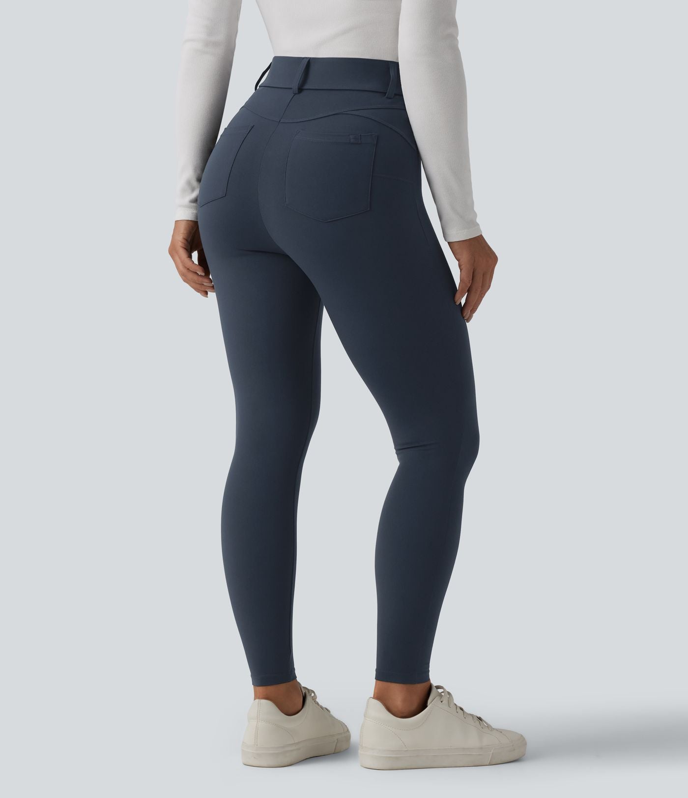 Legging décontracté 7/8 Halara UltraSculpt™ taille haute avec poches