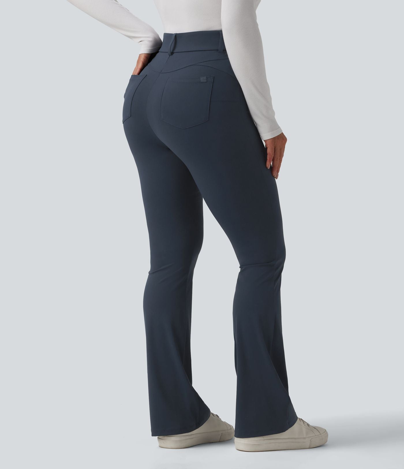 Legging décontracté bootcut Halara UltraSculpt™ taille haute avec poches