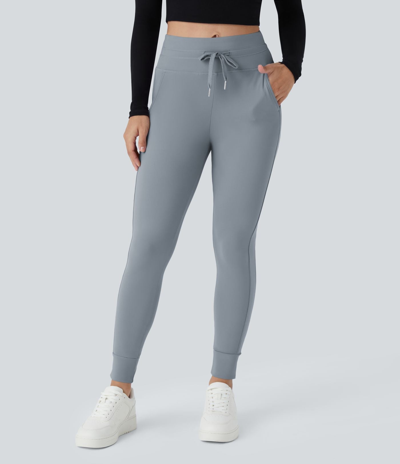 Jogging taille haute Softlyzero™ Plush avec cordon de serrage et poches latérales