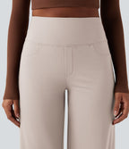 Pantalon yoga large gainant taille haute DayStretch avec poches