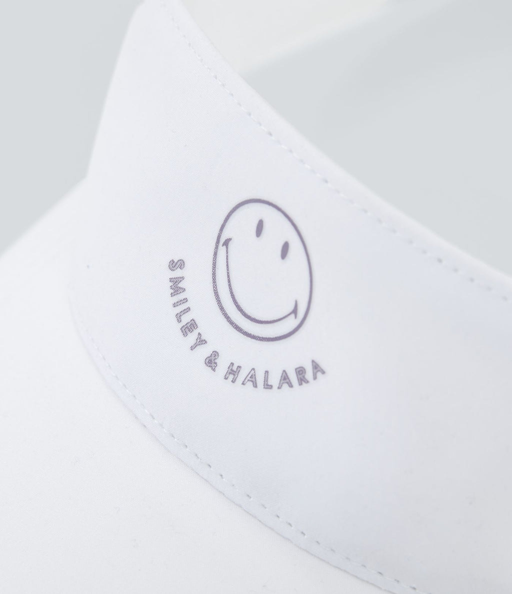 Casquette à visière brodée Halara X Smiley®